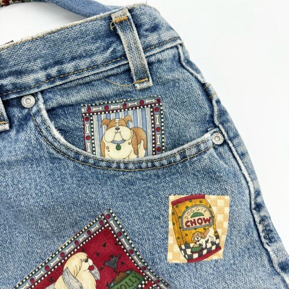 Custom Handmade Denim Grannycore Quiltwork Patch Lace Shoulder Bag Boho Hippie - Picture 2 of 11